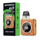 Vaporesso XROS 5 Nano Kit Hardware Vaporesso Orange Leatherette 