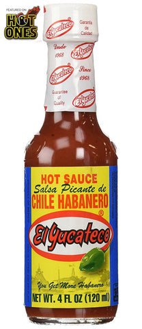 El Yucateco Salsa Picante de Chile Habanero Red, 4oz. Hotsauce Hotsauce.com 