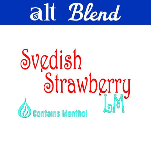 Light Menthol Svedish Strawberry alt Blend Alt E-Liquid Old Pueblo Vapor 