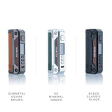 Lost Vape Thelema Solo 100w Mod External Battery Device/kit Lost Vape Black/Classic Black 